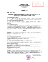 ARRETE AR_2025_19 de VOIRIE TEMPORAIRE de circulation sur la VC n° 7 des Blanchons et en agglomération sur la RD n° 254
