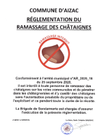 Réglementation du ramassage des châtaignes
