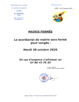 CONGES MAIRIE 28 10 2025