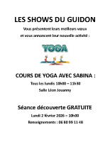 LES SHOWS DU GUIDON affiche
