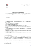 Arrêté préfectoral du 210926