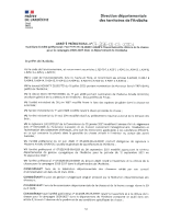 modification arrêté de l’ouverture et fermeture de la chasse_ 2026-2027