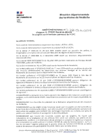 Arrêté préfectoral Destruction Sangliers – Aizac