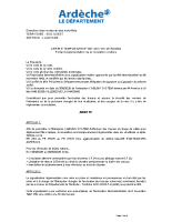Arrêté temporaire de circulation du 13 au 30 Septembre